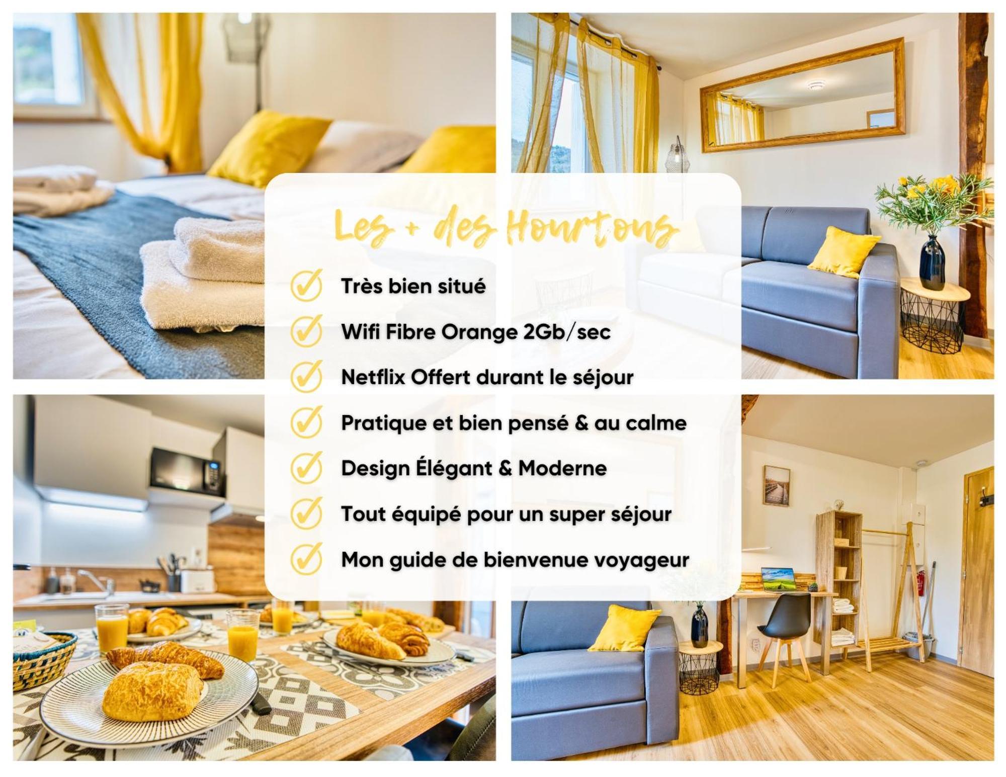 Les Hourtous Netflix Wi-Fi Fibre Terasse 4 Pers Apartment Banassac Екстериор снимка